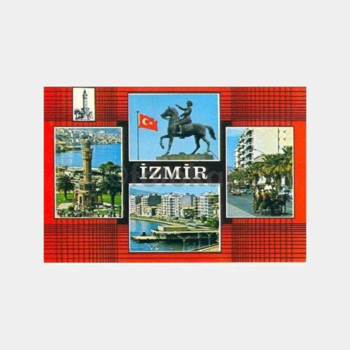 İzmir 4 Muhtelif Görünüş Kartpostal