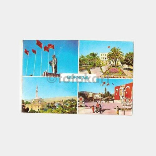 İzmir Bornova 4 Görünüş Kartpostal