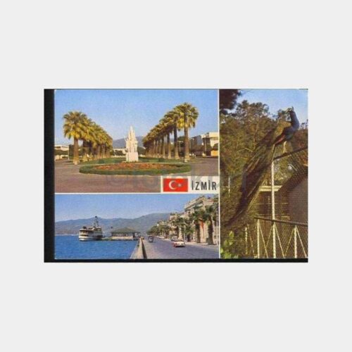 İzmir Alsancak İskele-Fuar-Tavus Kuşu Görünüm Kartpostal