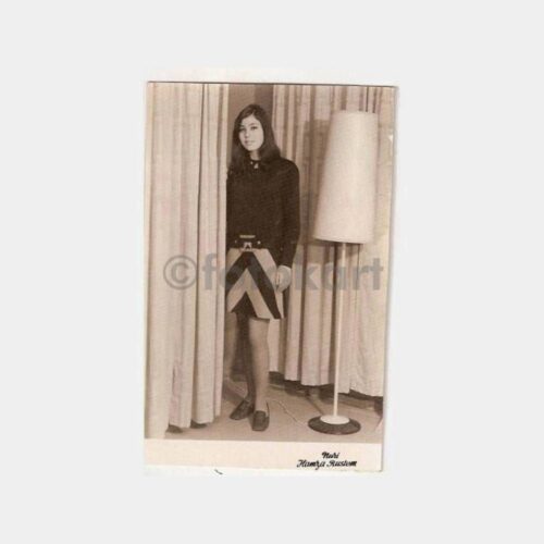 1970 İzmir Foto Hamza Rüstem Genç Kız Fotoğraf