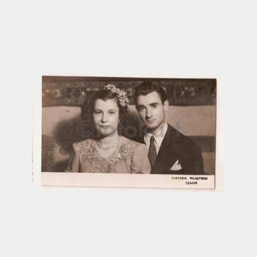 1946 İzmir Foto Hamza Rüstem Çift Fotoğraf