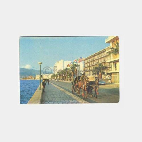 İzmir Kordon Boyu ve Nato Görünüş Kartpostal