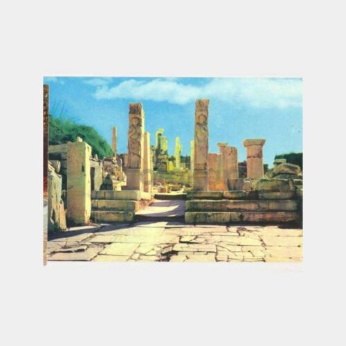 İzmir Efes Merkür ve Hermes Kartpostal