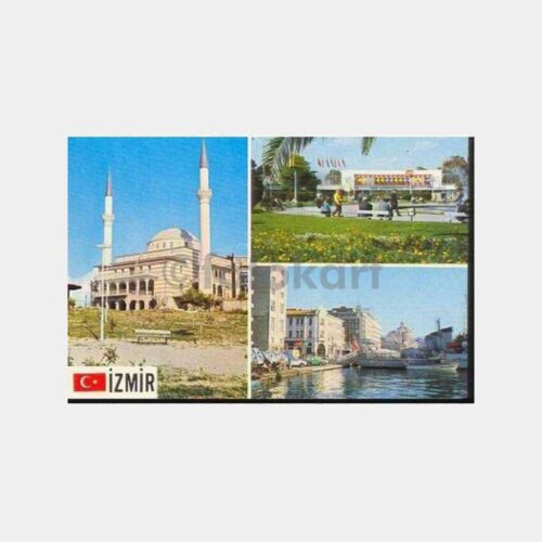 İzmir 4 Görünüş Kartpostal