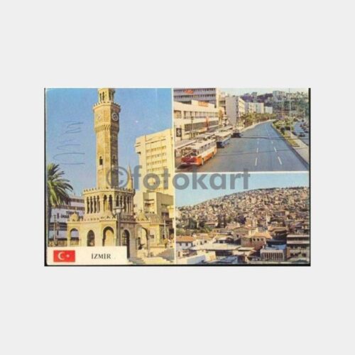 İzmir Şehirden 3 Görünüş Kartpostal