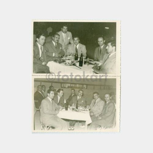 1956 Malatya Şeker Fabrikası Grup Yemek Fotoğraf