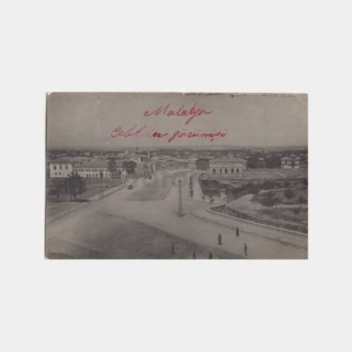 1940 Malatya Genel Görünüş Kartpostal