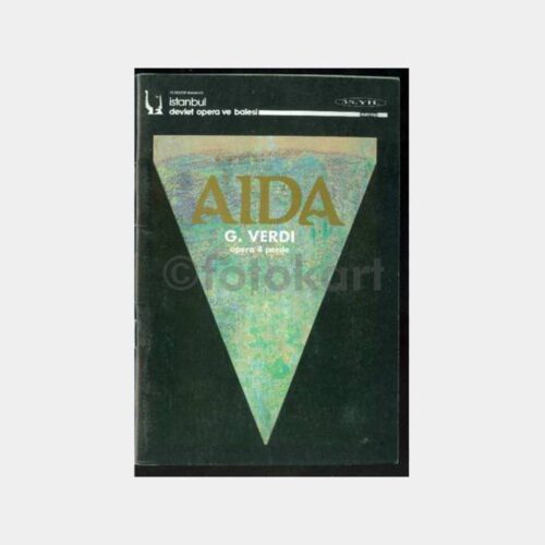 1995 Aida İstanbul Opera ve Balesi Oyun Programı