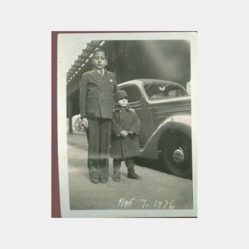 1936 Çocuklar ve Eski Otomobil Yabancı Fotoğraf