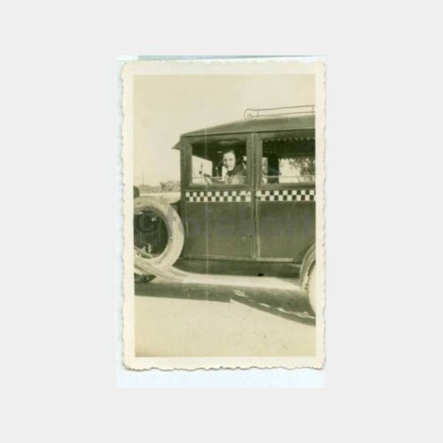 1935 Damalı Otomobil Kadın Görünüş Fotoğraf