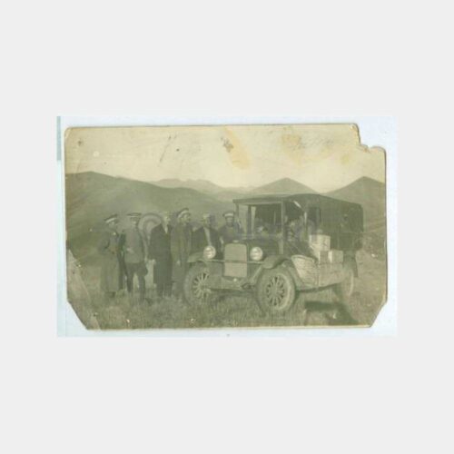 1928 Eski Otomobil Askerler Yolculuk Fotoğraf