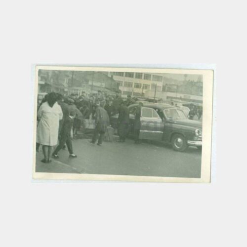 1968 Üsküdar Otomobil Kazası Görünüşü Fotoğraf