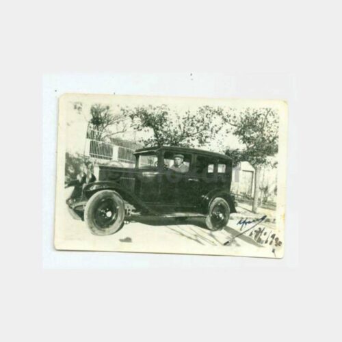 1928 Ermenice Yazılı Eski Otomobil Fotoğraf