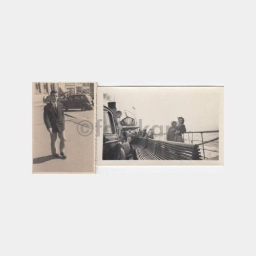 1935 Eski Otomobil Araba Vapurunda Fotoğraf