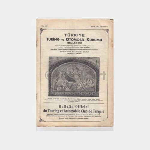 1951 Turing Otomobil Kurumu Belleteni Aralık Sayısı