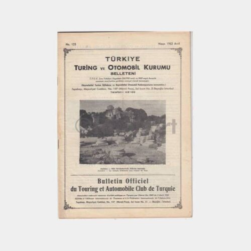 1952 Turing Otomobil Kurumu Belleteni Nisan Sayısı