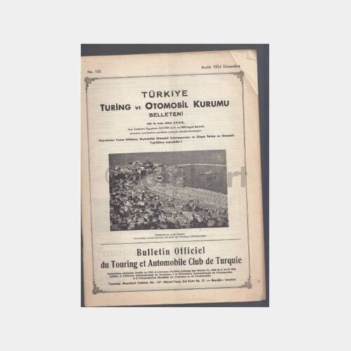1954 Turing Otomobil Kurumu Belleteni Aralık Sayısı