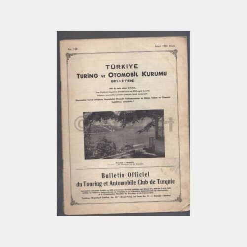 1955 Turing Otomobil Kurumu Belleteni Mart Sayısı