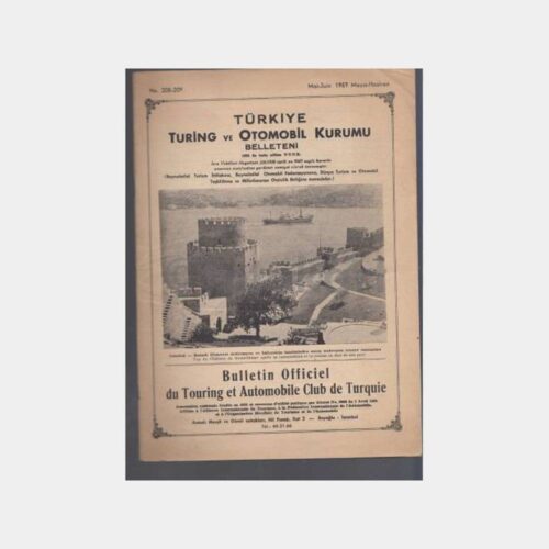 1959 Turing Otomobil Kurumu Belleteni Mayıs Sayısı