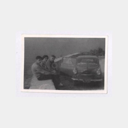 1962 Ereğli Yolunda Eski Otomobil Fotoğraf