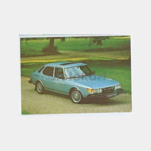 1972 Almanya Saab 900 Turbo Otomobil Kartpostal