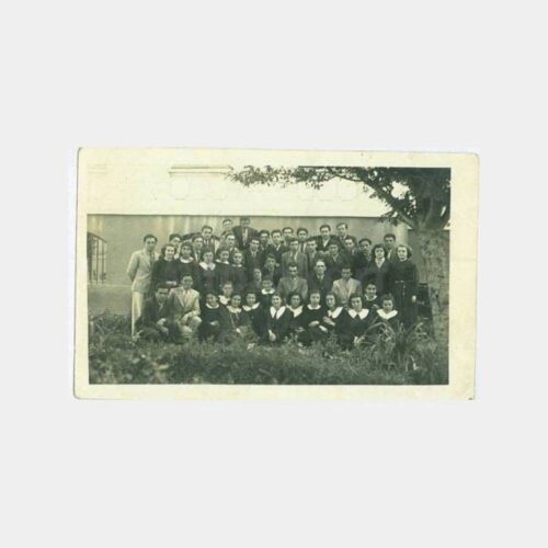 1939-1940 Samsun Lisesi 5-A Hatırası Fotoğraf