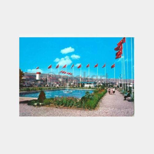 1970 Samsun Fuarı Görünüş Kartpostal