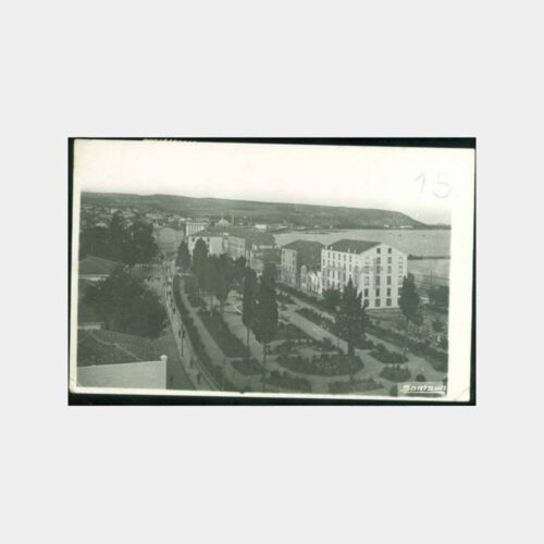 1942 Samsun Görünüş Konya Varış Damgalı Kartpostal - Görsel 2