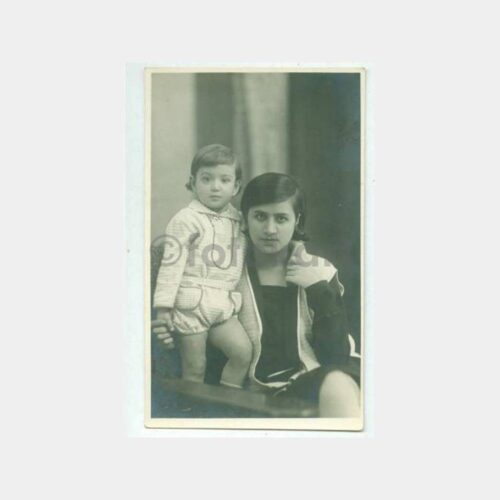1929 Samsun Foto Terakki Anne Çocuk Fotoğraf
