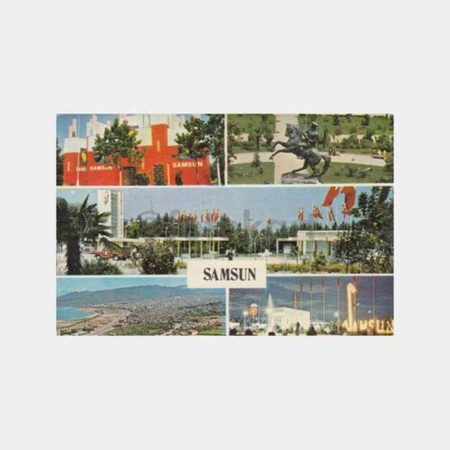 1970 Samsun Fuarı Görünüş Kartpostal
