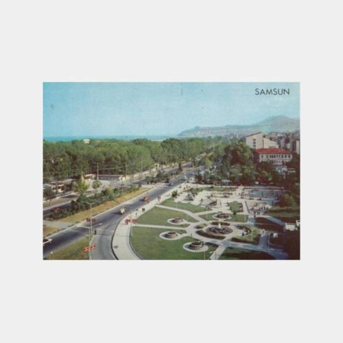 1980 Samsun Genel Görünüş Kartpostal