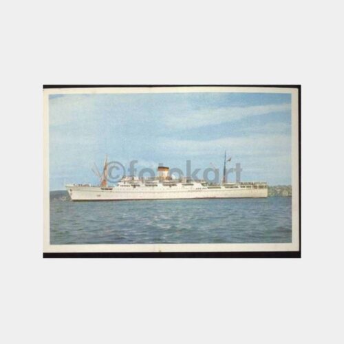 S.S. Samsun Gemisi Turkish Maritime Lines Kartpostal