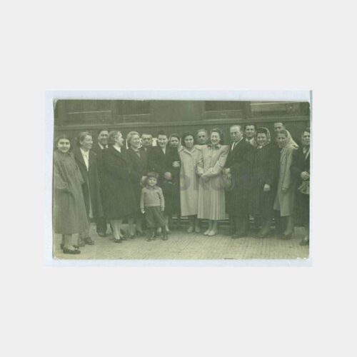 1940 Samsun Tren İstasyonu Uğurlama Fotoğraf