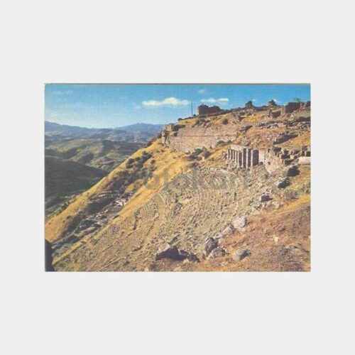 İzmir Bergama Tiyatro Harabeleri Kartpostal