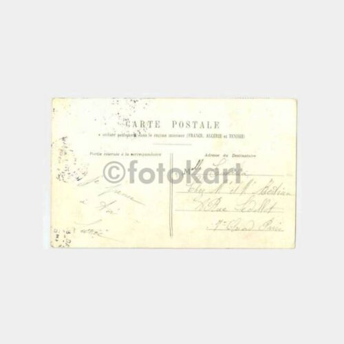 1905 Fransız Tiyatro Fantazi Damgalı Tebrik Kartı - Görsel 2
