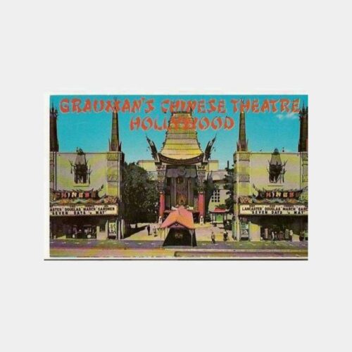 ABD Graumans Çin Tiyatrosu Hollywood Kartpostal