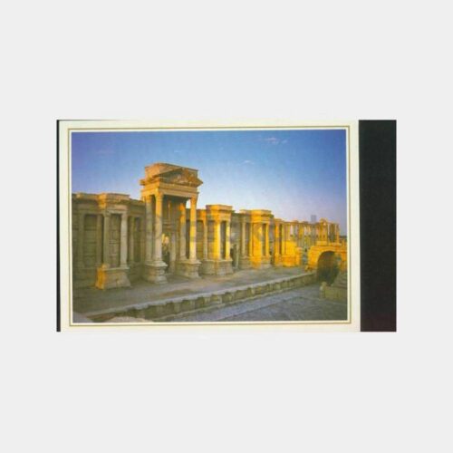 1980 Suriye Palmira Antik Tiyatro Kartpostal