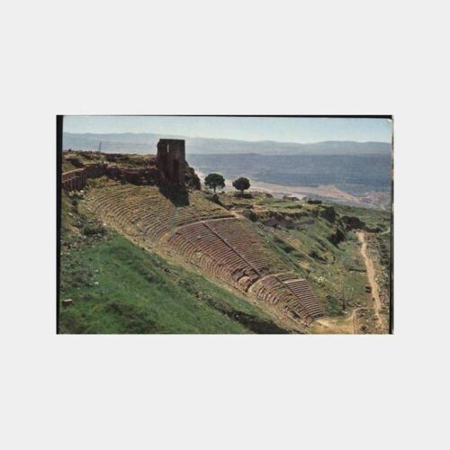 Bergama Akropol Tiyatrosu Görünüş Kartpostal