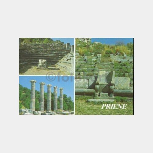 Aydın Priene Antik Tiyatro 2 Adet Kartpostal - Görsel 2