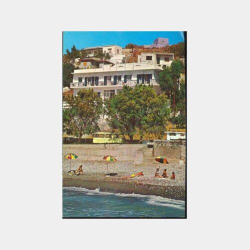 1975 Yunanistan Kalimnos Adası Damgalı Kartpostal
