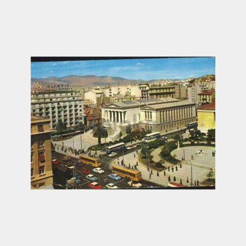 1962 Yunanistan Atina Damgalı Kartpostal