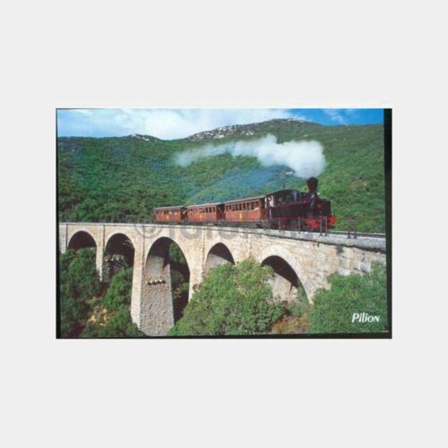 2014 Yunanistan Pilion-Milies Treni Kartpostal