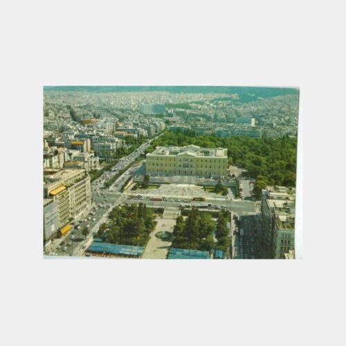 1960 Yunanistan Atina Genel Kartpostal