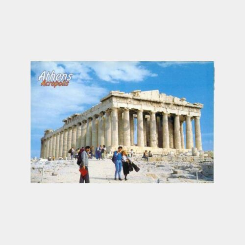 1990 Yunanistan Atina Akropol Görünüş Kartpostal