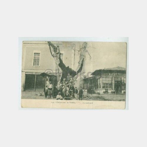1916 Yunanistan Vardar Yenice Görünüş Kartpostal