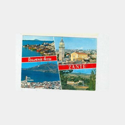 1981 Yunanistan Zante Adası Görünüş Kartpostal