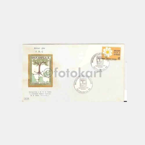 1966 Balkanfila Pul Sergisi Yunanistan Günü FDC
