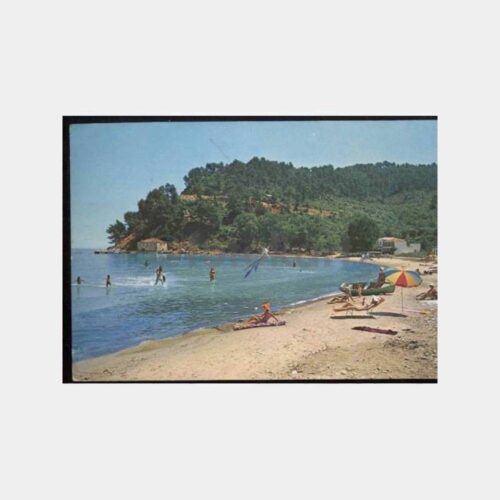 1974 Yunanistan Taşöz Adası Damgalı Kartpostal