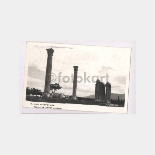 1957 Yunanistan Jüpiter Tapınağı Kartpostal