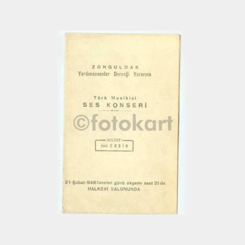 1948 Zonguldak Müzik Konser Programı
